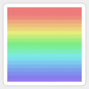 Pixely Rainbow Sticker